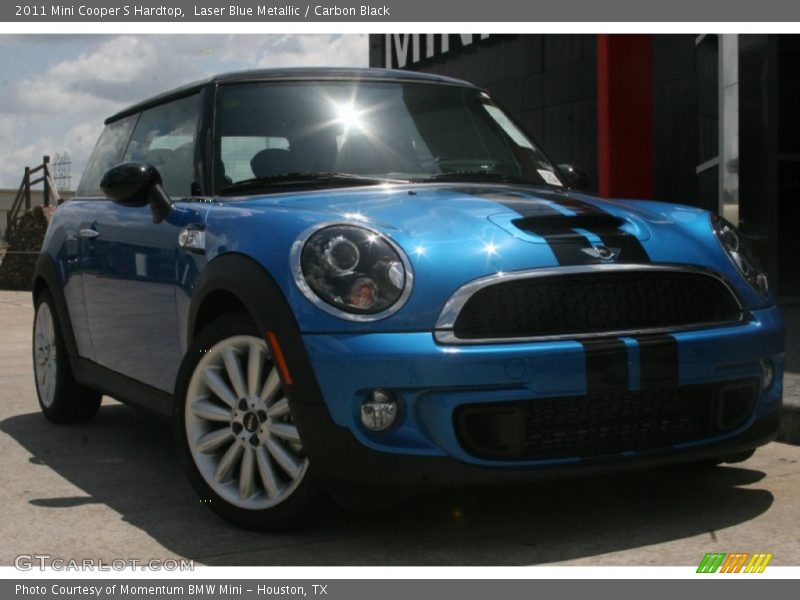 Laser Blue Metallic / Carbon Black 2011 Mini Cooper S Hardtop