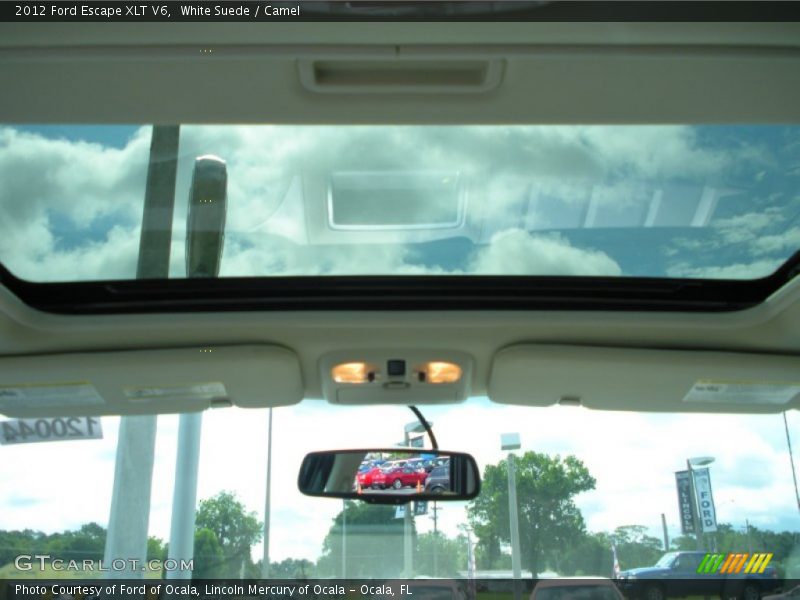 Sunroof of 2012 Escape XLT V6