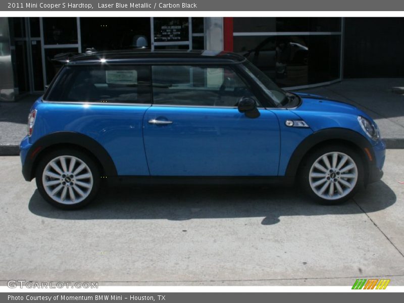 Laser Blue Metallic / Carbon Black 2011 Mini Cooper S Hardtop