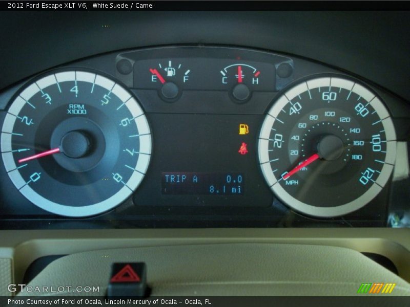  2012 Escape XLT V6 XLT V6 Gauges