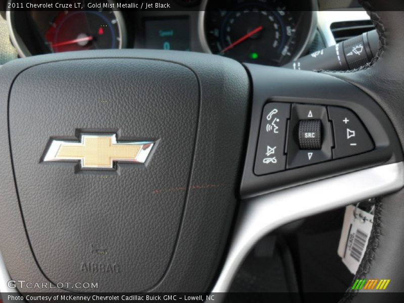 Gold Mist Metallic / Jet Black 2011 Chevrolet Cruze LT