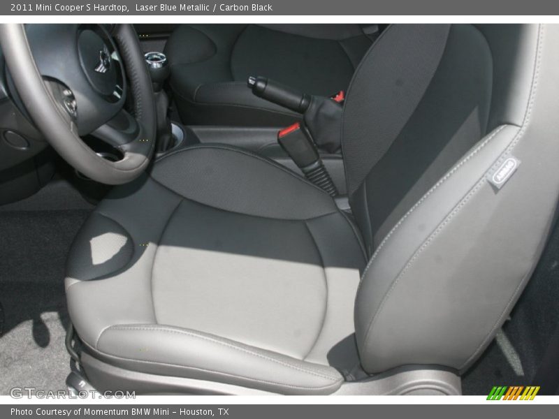 Laser Blue Metallic / Carbon Black 2011 Mini Cooper S Hardtop