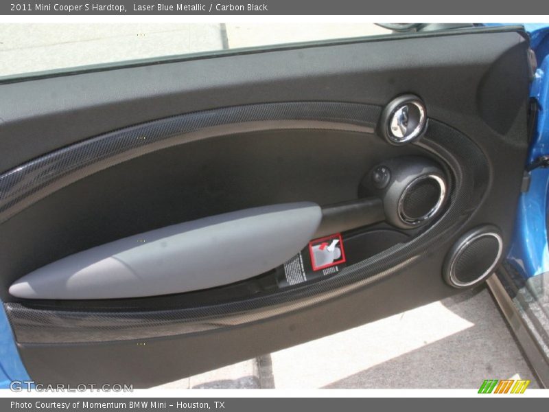 Laser Blue Metallic / Carbon Black 2011 Mini Cooper S Hardtop