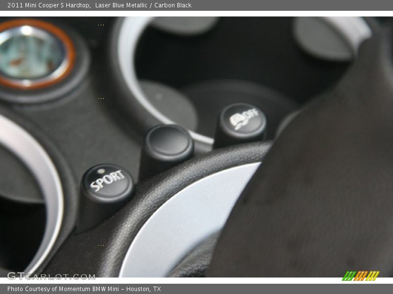 Laser Blue Metallic / Carbon Black 2011 Mini Cooper S Hardtop