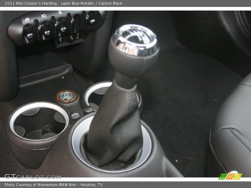 Laser Blue Metallic / Carbon Black 2011 Mini Cooper S Hardtop