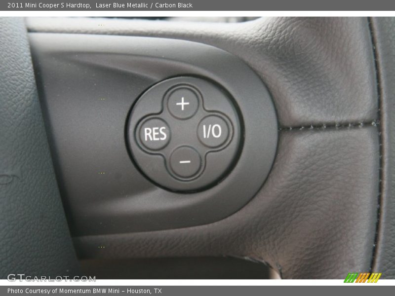 Laser Blue Metallic / Carbon Black 2011 Mini Cooper S Hardtop