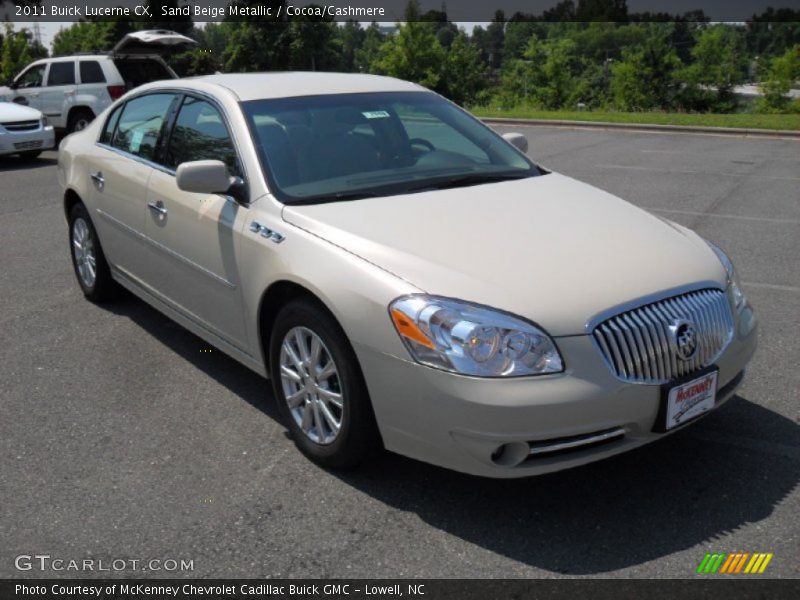 Sand Beige Metallic / Cocoa/Cashmere 2011 Buick Lucerne CX
