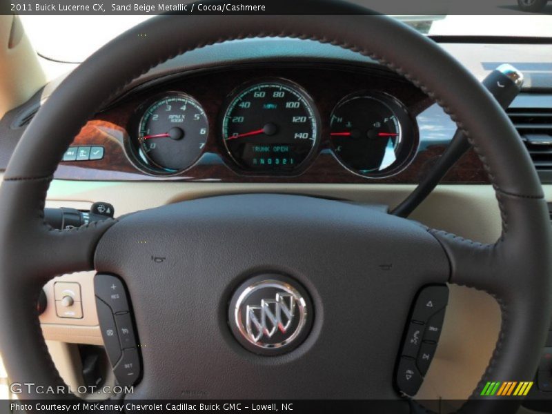 Sand Beige Metallic / Cocoa/Cashmere 2011 Buick Lucerne CX