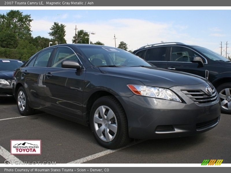 Magnetic Gray Metallic / Ash 2007 Toyota Camry LE