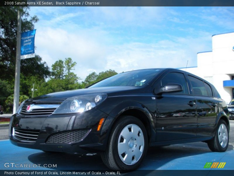 Black Sapphire / Charcoal 2008 Saturn Astra XE Sedan