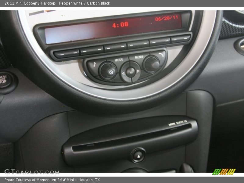 Pepper White / Carbon Black 2011 Mini Cooper S Hardtop