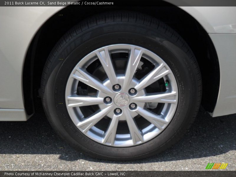Sand Beige Metallic / Cocoa/Cashmere 2011 Buick Lucerne CX