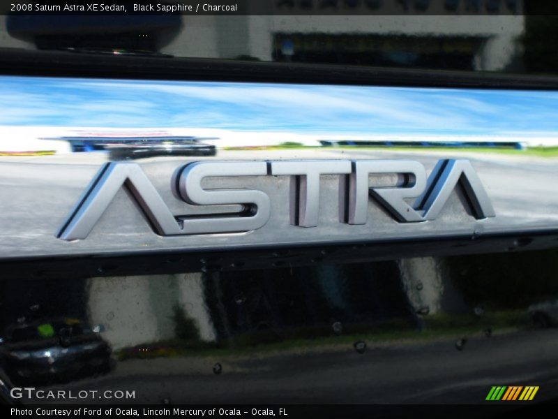 Black Sapphire / Charcoal 2008 Saturn Astra XE Sedan