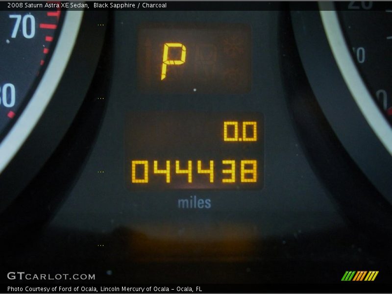 Black Sapphire / Charcoal 2008 Saturn Astra XE Sedan