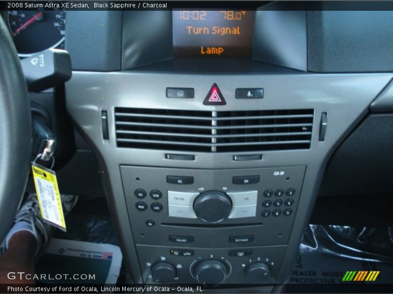 Black Sapphire / Charcoal 2008 Saturn Astra XE Sedan