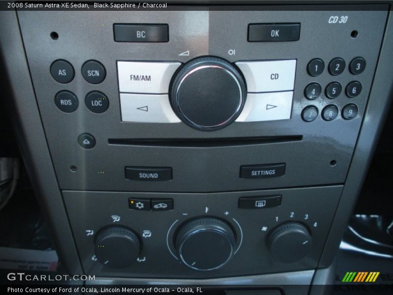 Black Sapphire / Charcoal 2008 Saturn Astra XE Sedan