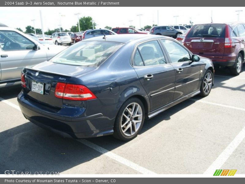 Nocturne Blue Metallic / Parchment 2004 Saab 9-3 Aero Sedan