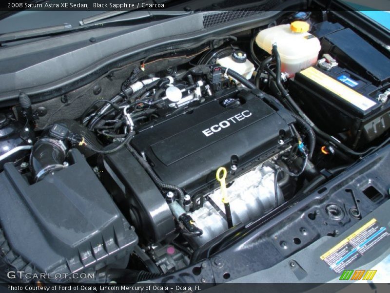 Black Sapphire / Charcoal 2008 Saturn Astra XE Sedan