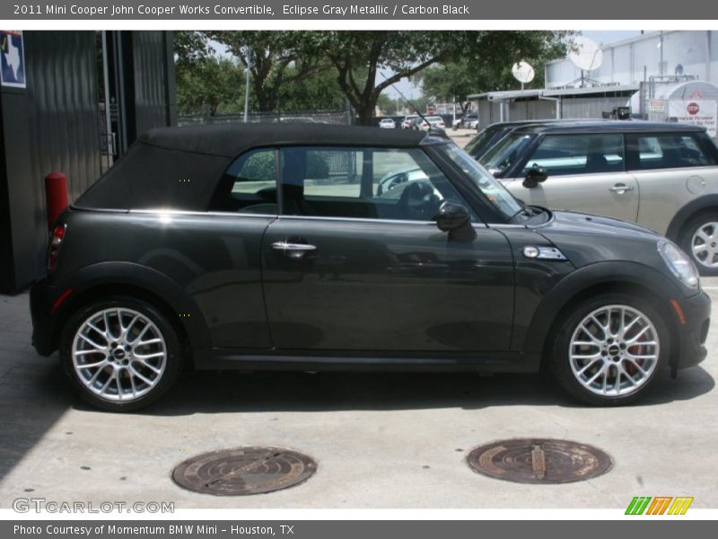 Eclipse Gray Metallic / Carbon Black 2011 Mini Cooper John Cooper Works Convertible