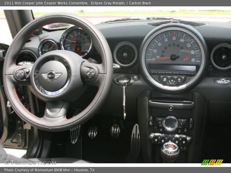 Eclipse Gray Metallic / Carbon Black 2011 Mini Cooper John Cooper Works Convertible