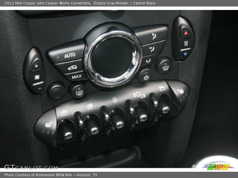 Controls of 2011 Cooper John Cooper Works Convertible