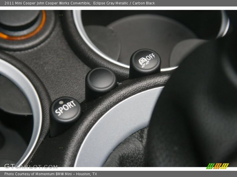 Eclipse Gray Metallic / Carbon Black 2011 Mini Cooper John Cooper Works Convertible