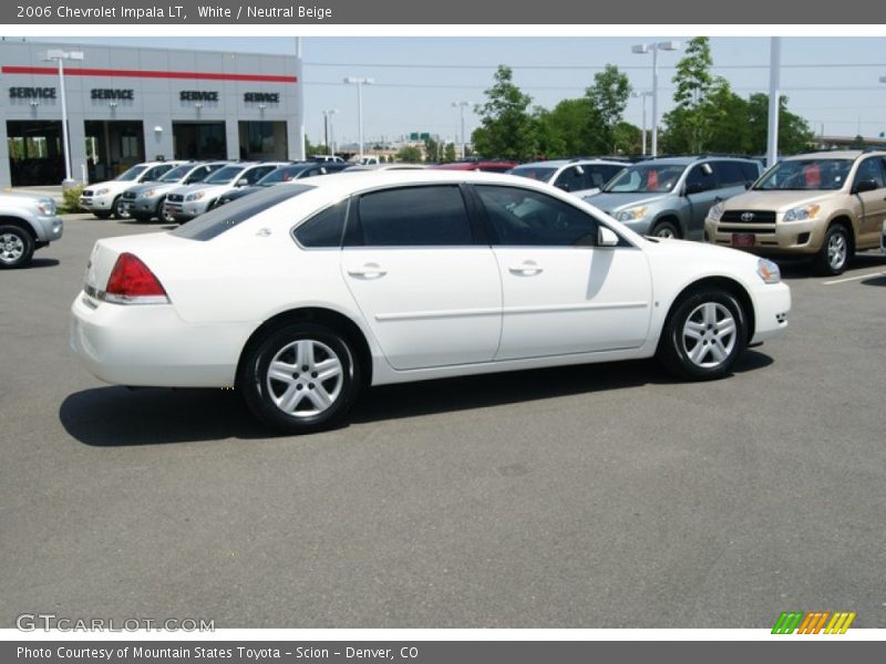 White / Neutral Beige 2006 Chevrolet Impala LT