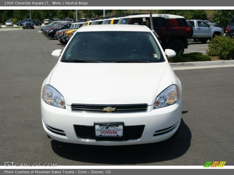 White / Neutral Beige 2006 Chevrolet Impala LT