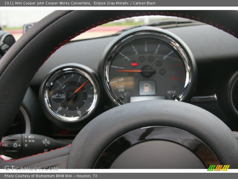 Eclipse Gray Metallic / Carbon Black 2011 Mini Cooper John Cooper Works Convertible