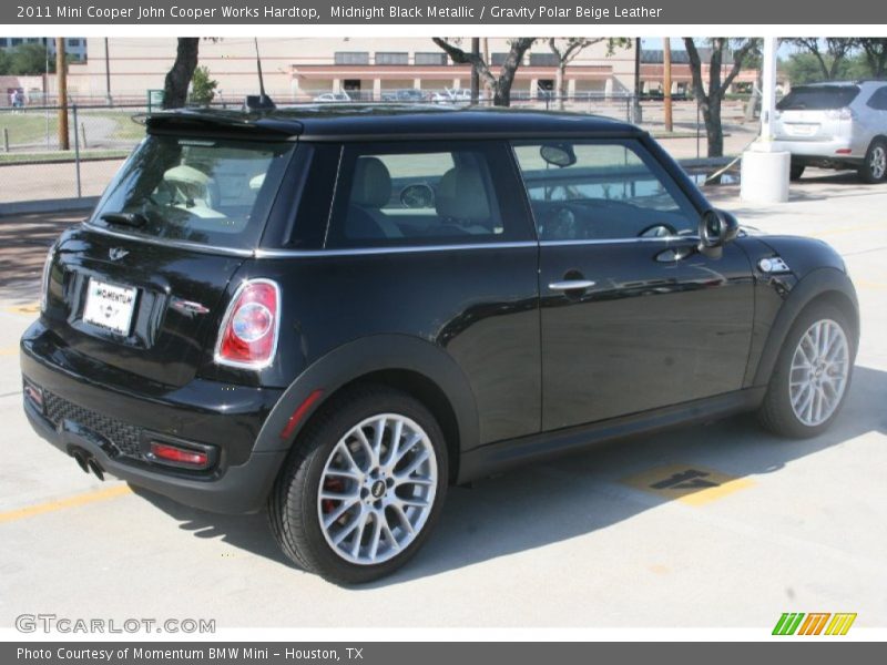 Midnight Black Metallic / Gravity Polar Beige Leather 2011 Mini Cooper John Cooper Works Hardtop