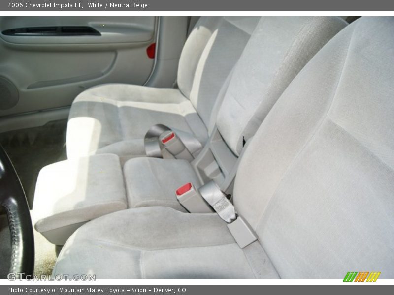White / Neutral Beige 2006 Chevrolet Impala LT