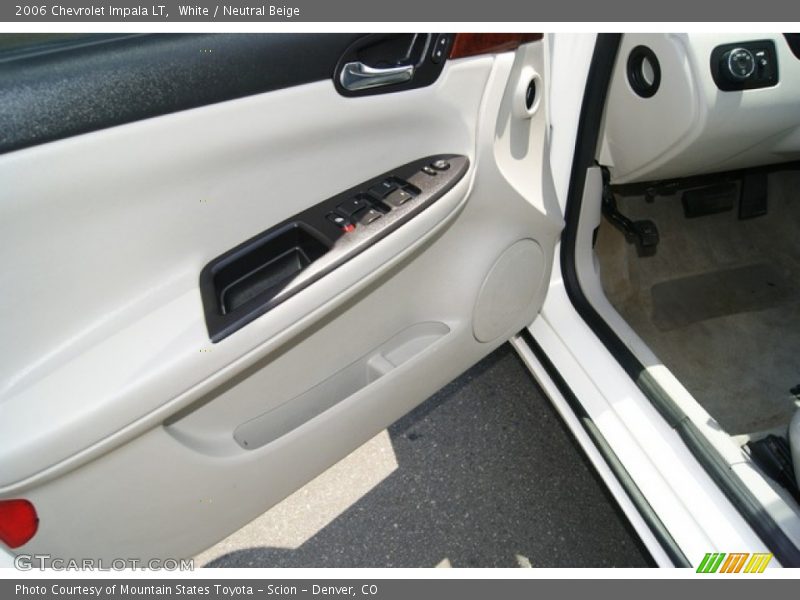 White / Neutral Beige 2006 Chevrolet Impala LT