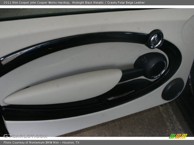 Midnight Black Metallic / Gravity Polar Beige Leather 2011 Mini Cooper John Cooper Works Hardtop