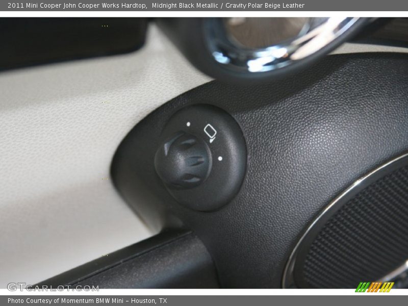 Midnight Black Metallic / Gravity Polar Beige Leather 2011 Mini Cooper John Cooper Works Hardtop
