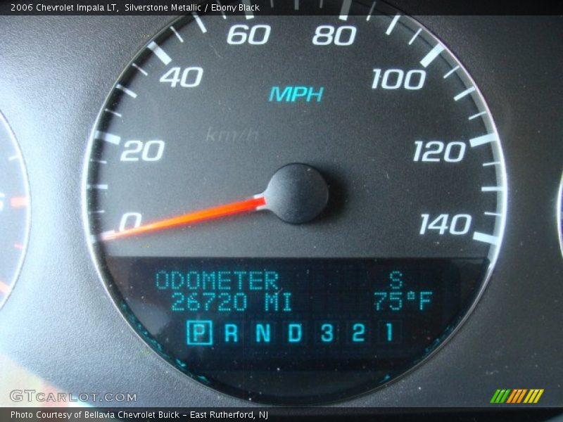 Silverstone Metallic / Ebony Black 2006 Chevrolet Impala LT