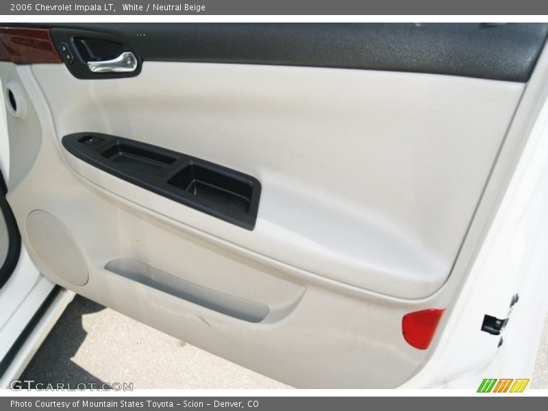 White / Neutral Beige 2006 Chevrolet Impala LT