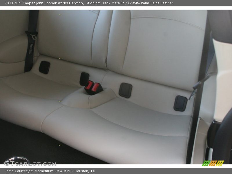 Midnight Black Metallic / Gravity Polar Beige Leather 2011 Mini Cooper John Cooper Works Hardtop