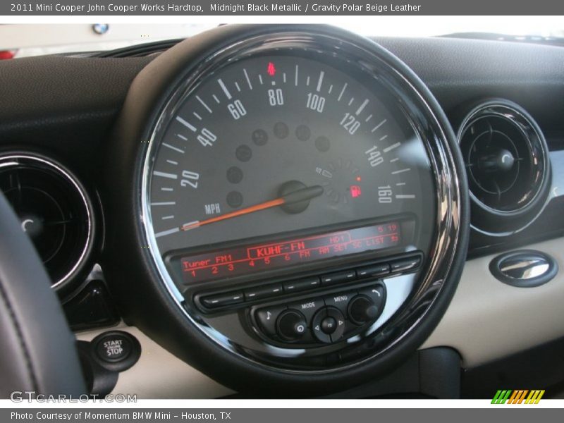  2011 Cooper John Cooper Works Hardtop John Cooper Works Hardtop Gauges