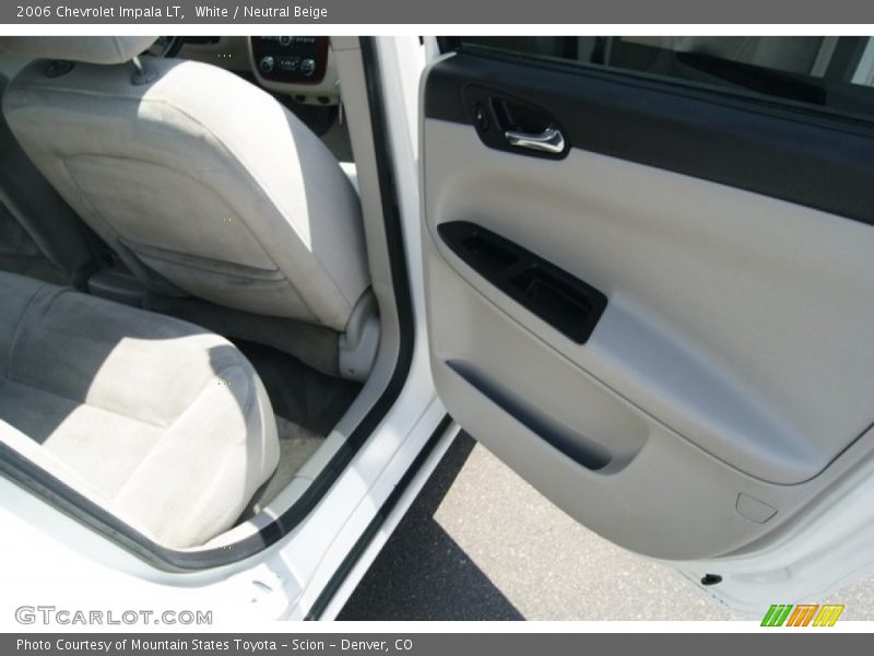 White / Neutral Beige 2006 Chevrolet Impala LT