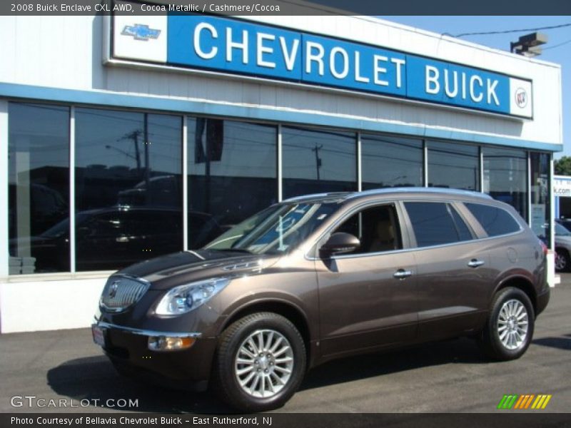 Cocoa Metallic / Cashmere/Cocoa 2008 Buick Enclave CXL AWD