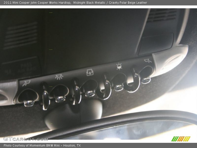 Midnight Black Metallic / Gravity Polar Beige Leather 2011 Mini Cooper John Cooper Works Hardtop