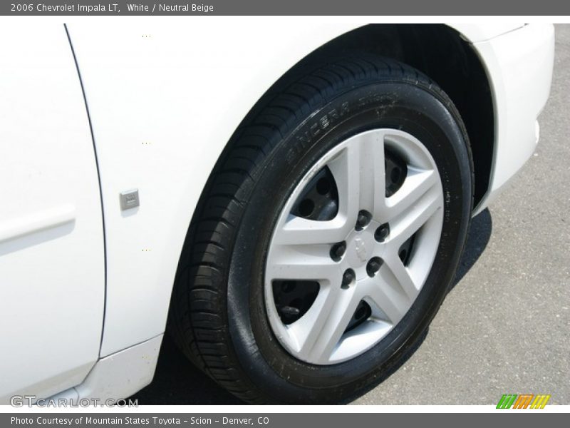 White / Neutral Beige 2006 Chevrolet Impala LT