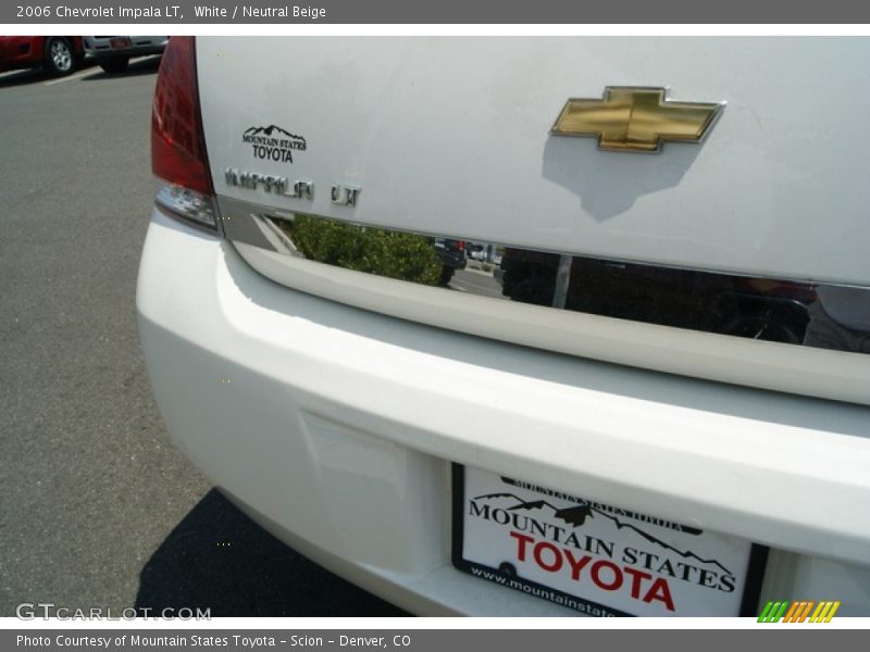 White / Neutral Beige 2006 Chevrolet Impala LT