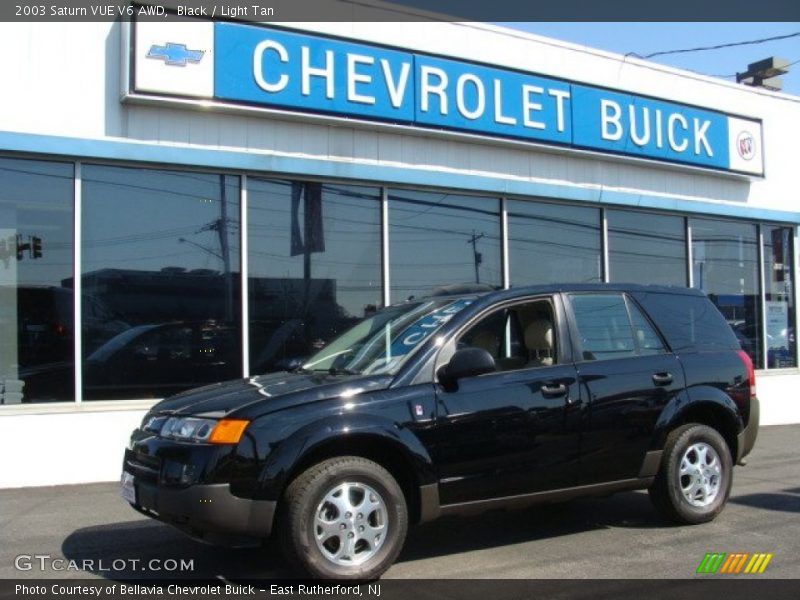 Black / Light Tan 2003 Saturn VUE V6 AWD