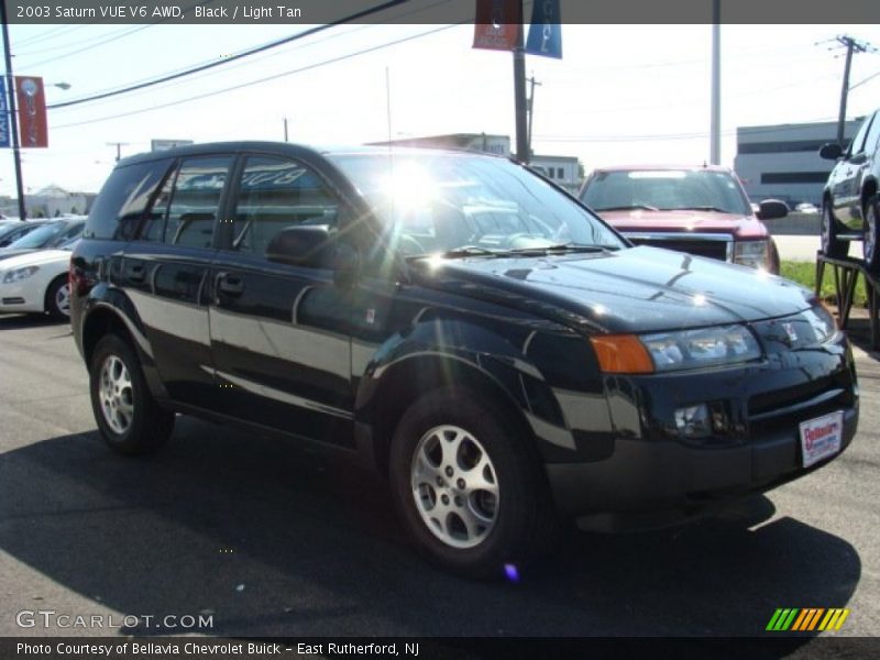 Black / Light Tan 2003 Saturn VUE V6 AWD