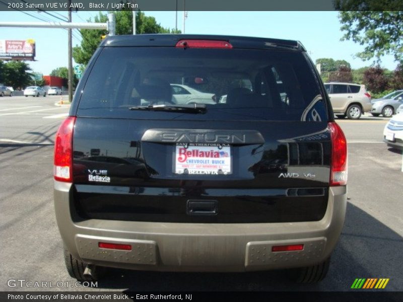 Black / Light Tan 2003 Saturn VUE V6 AWD