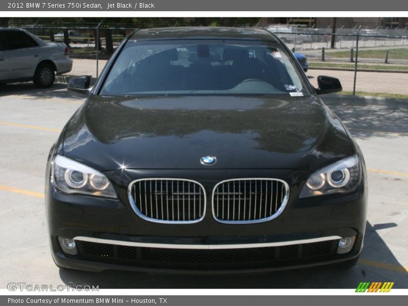 Jet Black / Black 2012 BMW 7 Series 750i Sedan