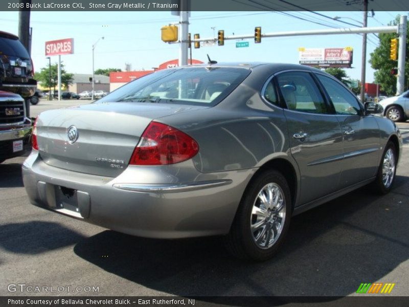 Stone Gray Metallic / Titanium 2008 Buick LaCrosse CXL