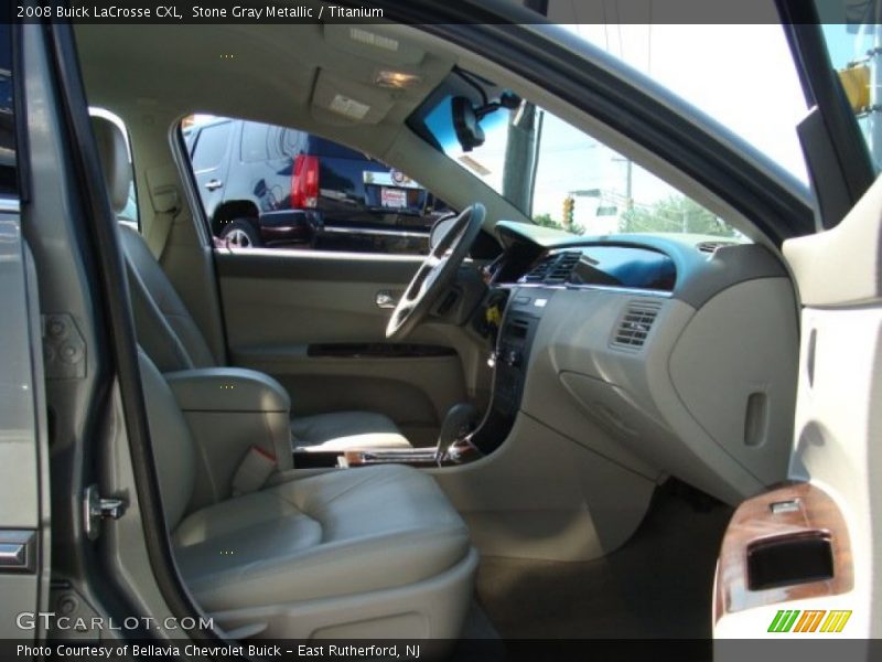 Stone Gray Metallic / Titanium 2008 Buick LaCrosse CXL