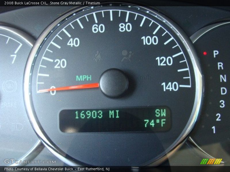 Stone Gray Metallic / Titanium 2008 Buick LaCrosse CXL